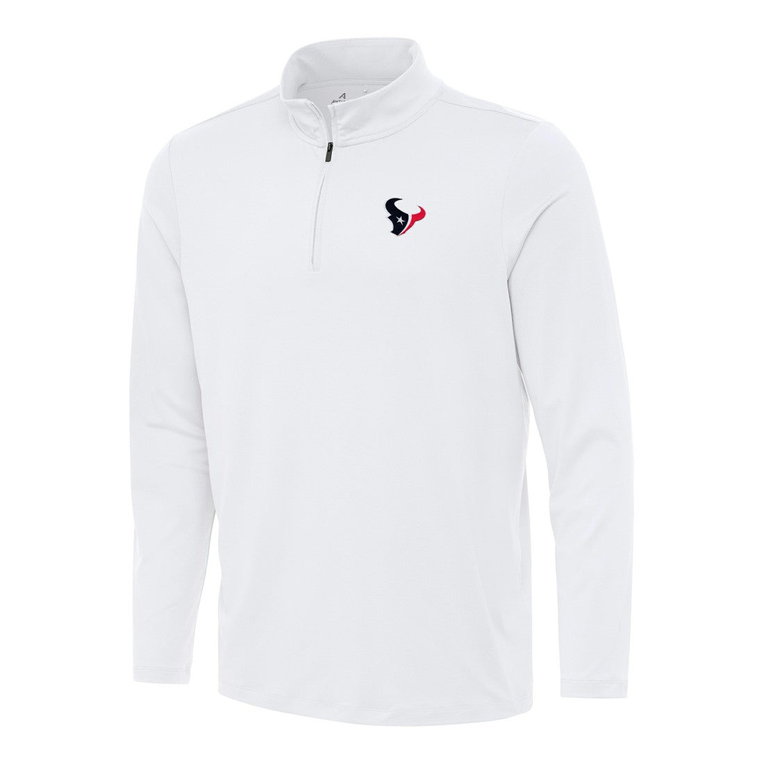 Houston Texans Antigua Reprocess Quarter-Zip Top White | NFL