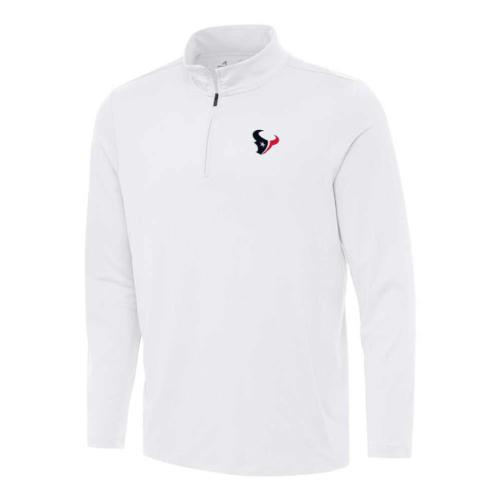 Houston Texans Antigua Reprocess Quarter-Zip Top White | NFL