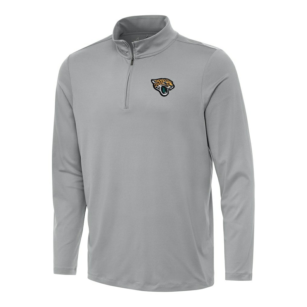 Jacksonville Jaguars Antigua Reprocess Quarter-Zip Top Gray | NFL