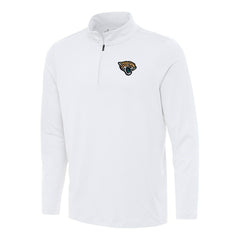 Jacksonville Jaguars Antigua Reprocess Quarter-Zip Top White | NFL