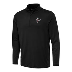 Atlanta Falcons Antigua Reprocess Quarter-Zip Top Black | NFL