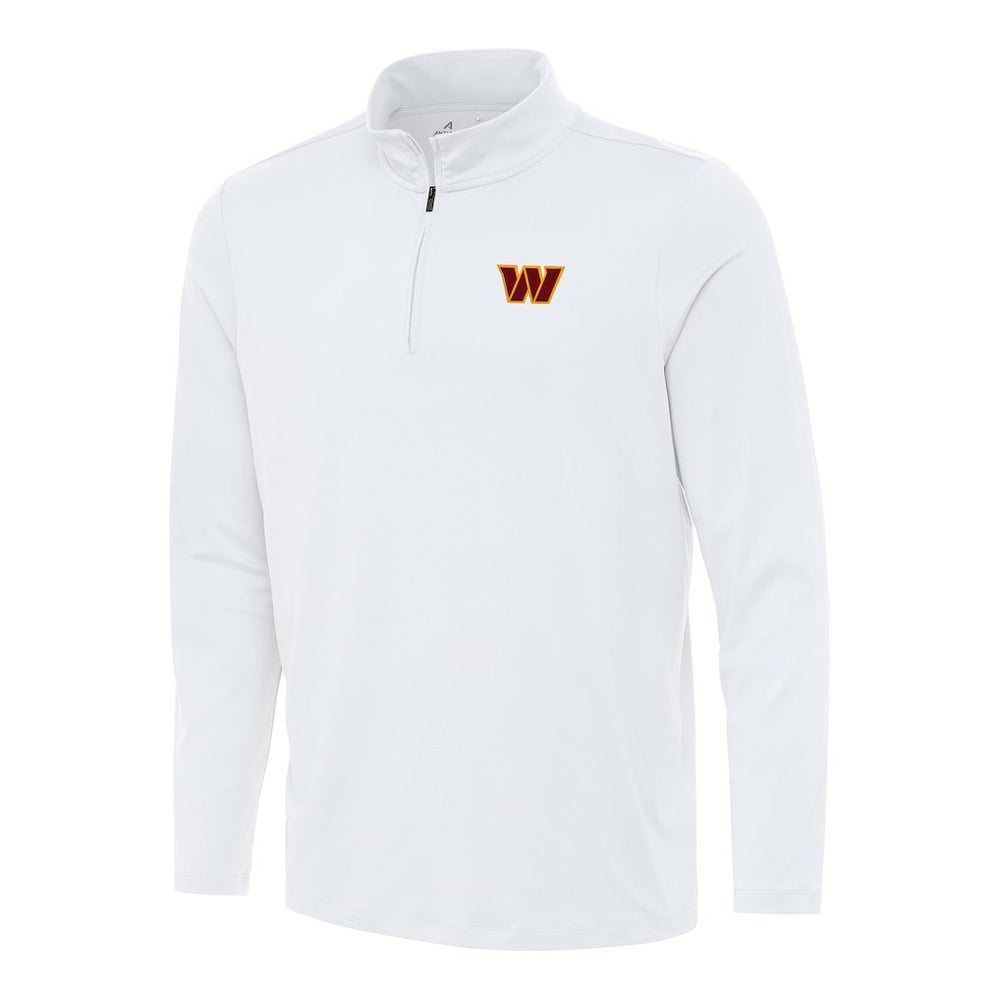 Washington Commanders Antigua Reprocess Quarter-Zip Top White | NFL