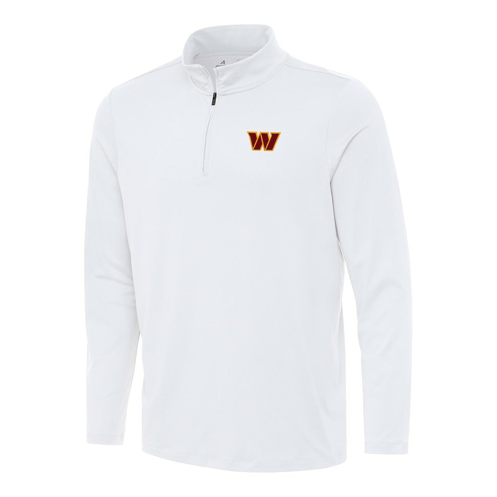 Washington Commanders Antigua Reprocess Quarter-Zip Top White | NFL