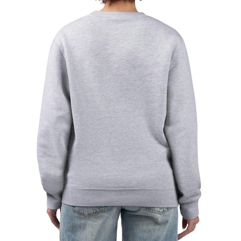 New York Knicks G-III 4Her by Carl Banks Women's Flowers Team Logo Graphic Fleece Crewneck Pullover Sweatshirt Heather Gray - NBA