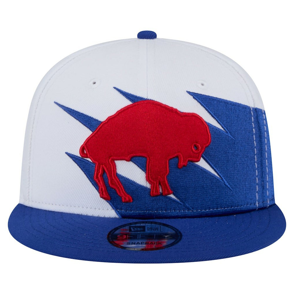Buffalo Bills New Era Throwback Jagged 9FiFTY Snapback Hat Royal | NFL