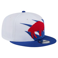 Buffalo Bills New Era Throwback Jagged 9FiFTY Snapback Hat Royal | NFL