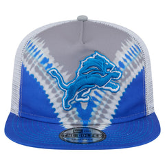 Detroit Lions New Era Throwback Dye Golfer Snapback Hat Gray/Blue | NFL