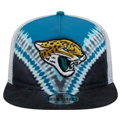Jacksonville Jaguars New Era Throwback Dye Golfer Snapback Hat Teal/Black | NFL