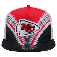 Kansas City Chiefs New Era Throwback Dye Golfer Snapback Hat Red/Black | NFL