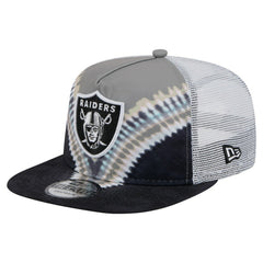 Las Vegas Raiders New Era Throwback Dye Golfer Snapback Hat Gray/Black | NFL