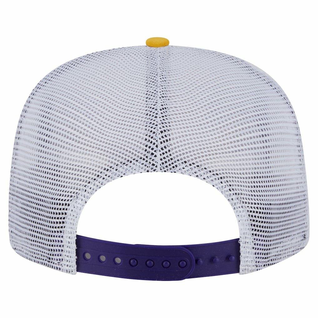 Minnesota Vikings New Era Throwback Dye Golfer Snapback Hat Gold/Purple | NFL