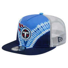 Tennessee Titans New Era Throwback Dye Golfer Snapback Hat Light Blue/Navy | NFL