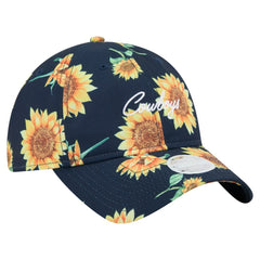 Dallas Cowboys New Era Women's Adventure Sunflower 9TWENTY Adjustable Hat Navy | NFL