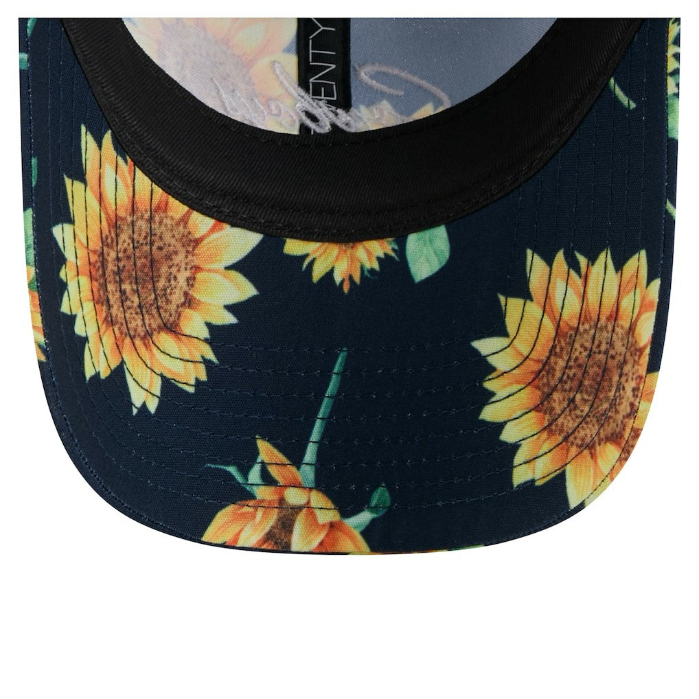 Dallas Cowboys New Era Women's Adventure Sunflower 9TWENTY Adjustable Hat Navy | NFL