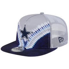 Dallas Cowboys New Era Throwback Dye Golfer Snapback Hat Gray/Navy | NFL