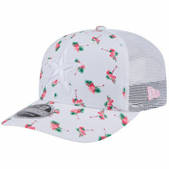 Dallas Cowboys New Era Adventure Flamingo Pattern 9SEVENTY Stretch-Snap Hat White | NFL