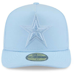 Dallas Cowboys New Era Color Pack A-Frame 59FIFTY Fitted Hat Light Blue | NFL