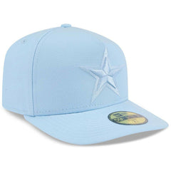Dallas Cowboys New Era Color Pack A-Frame 59FIFTY Fitted Hat Light Blue | NFL