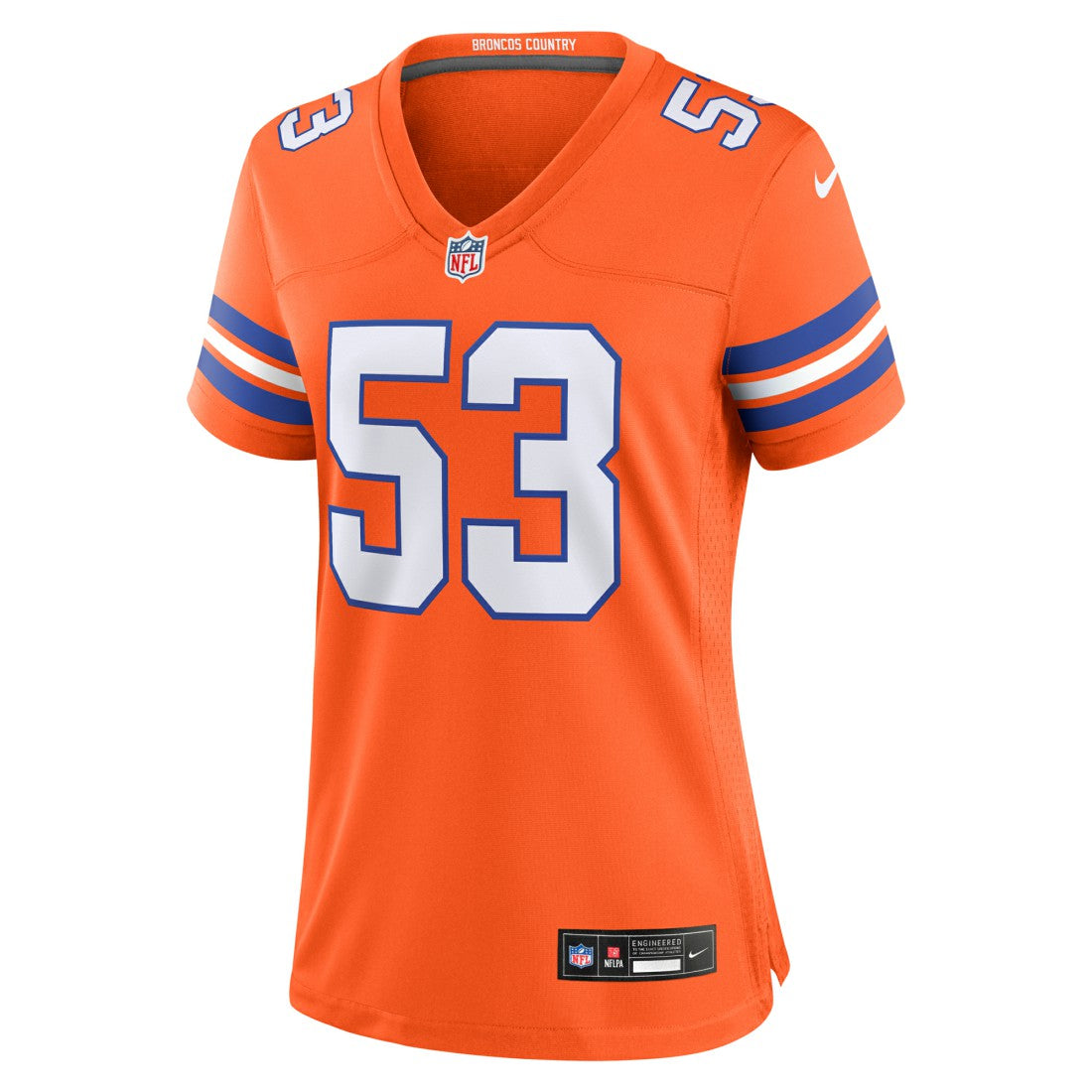 Randy Gradishar Denver Broncos Women's Mile High Collection 1977 Throwback Retired Player Game Jersey Orange | Nike for Sale