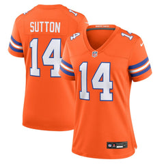 Courtland Sutton Denver Broncos Women's Mile High Collection 1977 Throwback Player Game Jersey Orange | Nike for Sale