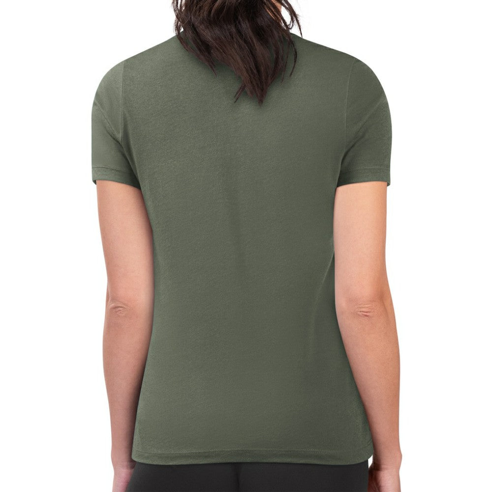 Dallas Stars G-III 4Her by Carl Banks Women's Super-Slim Fit Lightweight Flower Logo T-Shirt - Green - NHL