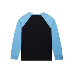 Utah Hockey Club Mitchell & Ness Legendary Slub Long Sleeve Raglan T-Shirt - Black/Light Blue - NHL