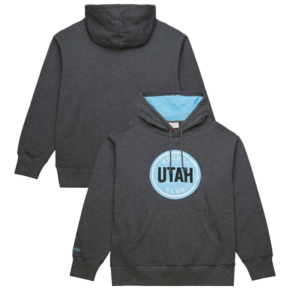 Utah Hockey Club Mitchell & Ness Playoff Pullover Hoodie - Anthracite - NHL