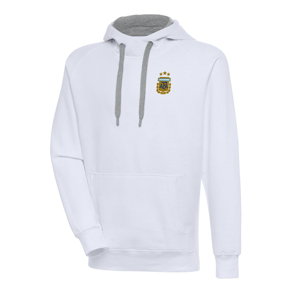 Argentina National Team Antigua Victory Pullover Hoodie White - FIFA World CUP