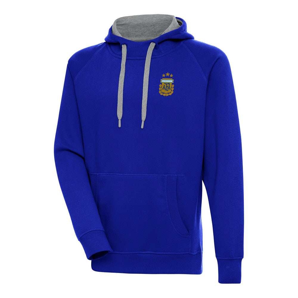 Argentina National Team Antigua Victory Pullover Hoodie Royal - FIFA World CUP