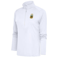 Argentina National Team Antigua Women's Tribute Half-Zip Pullover Top White - FIFA World CUP