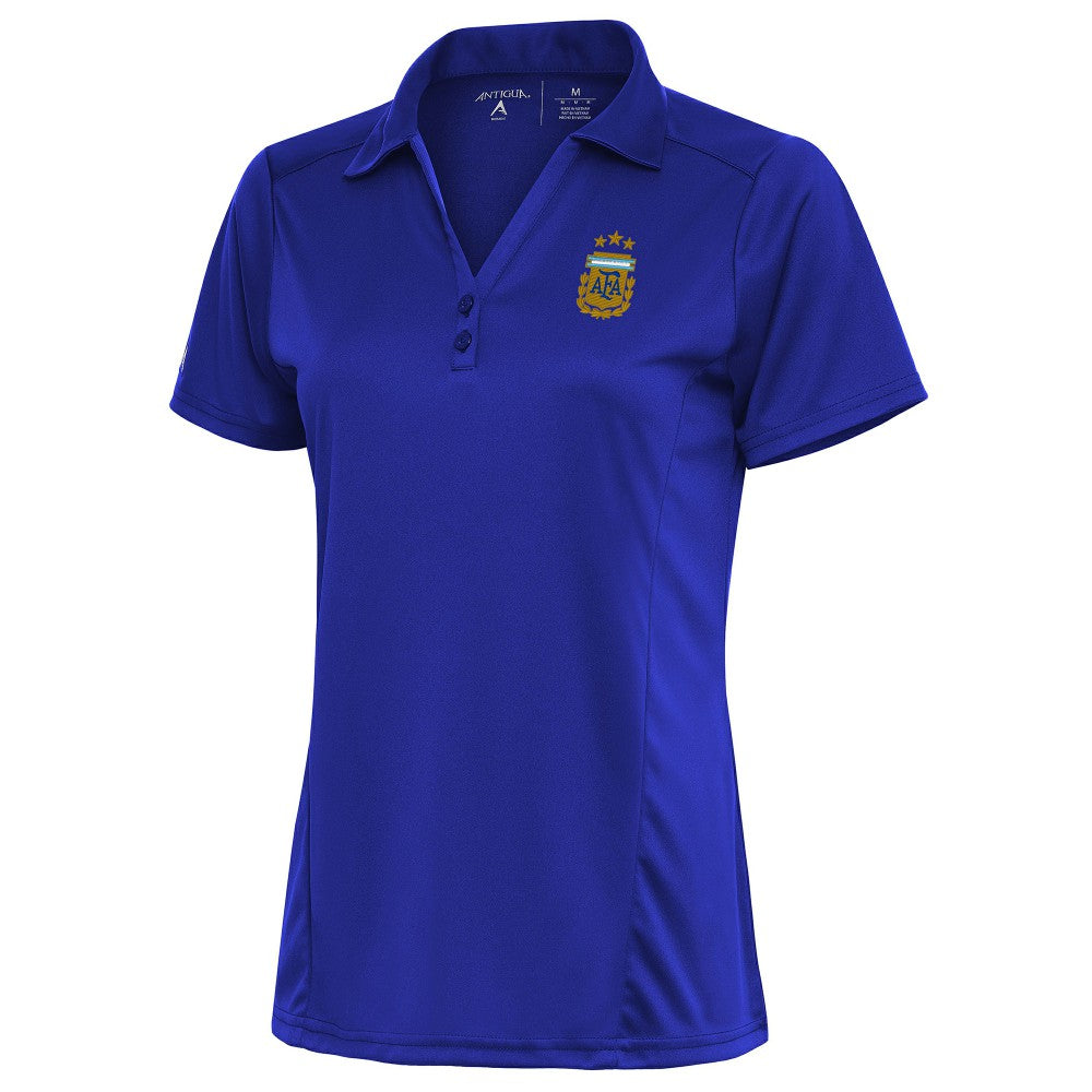 Argentina National Team Antigua Women's Tribute Polo Royal - FIFA World CUP
