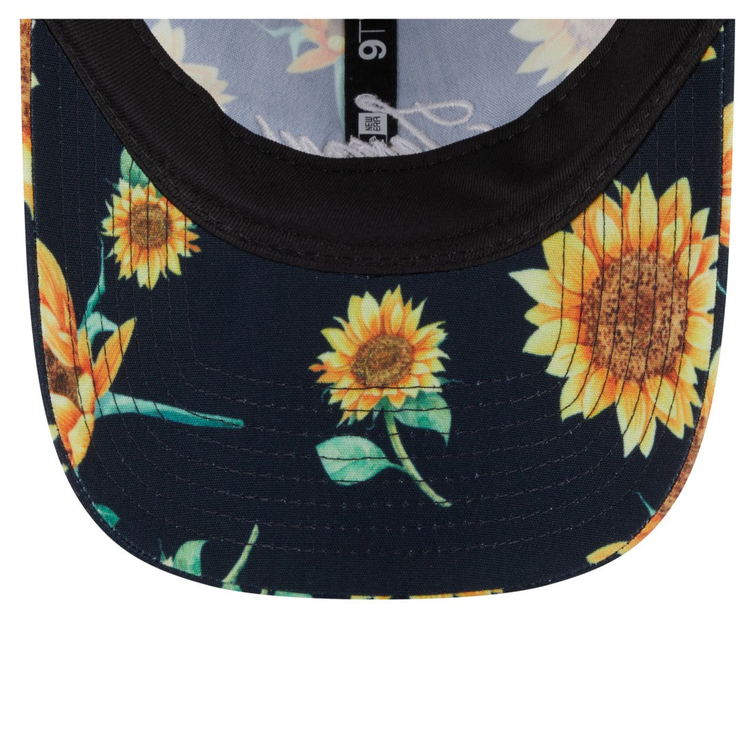 Houston Texans New Era Women's Adventure Sunflower 9TWENTY Adjustable Hat Navy | NFL