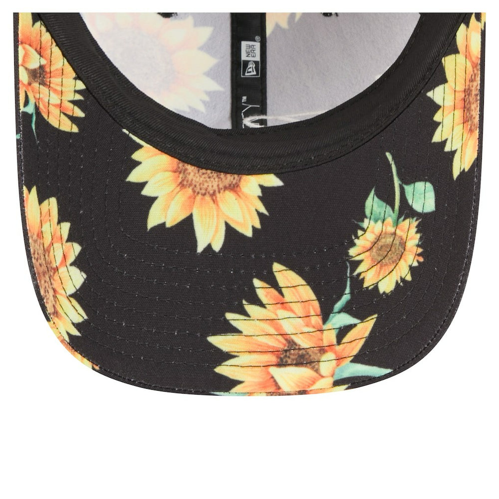 Baltimore Ravens New Era Women's Adventure Sunflower 9TWENTY Adjustable Hat Black | NFL