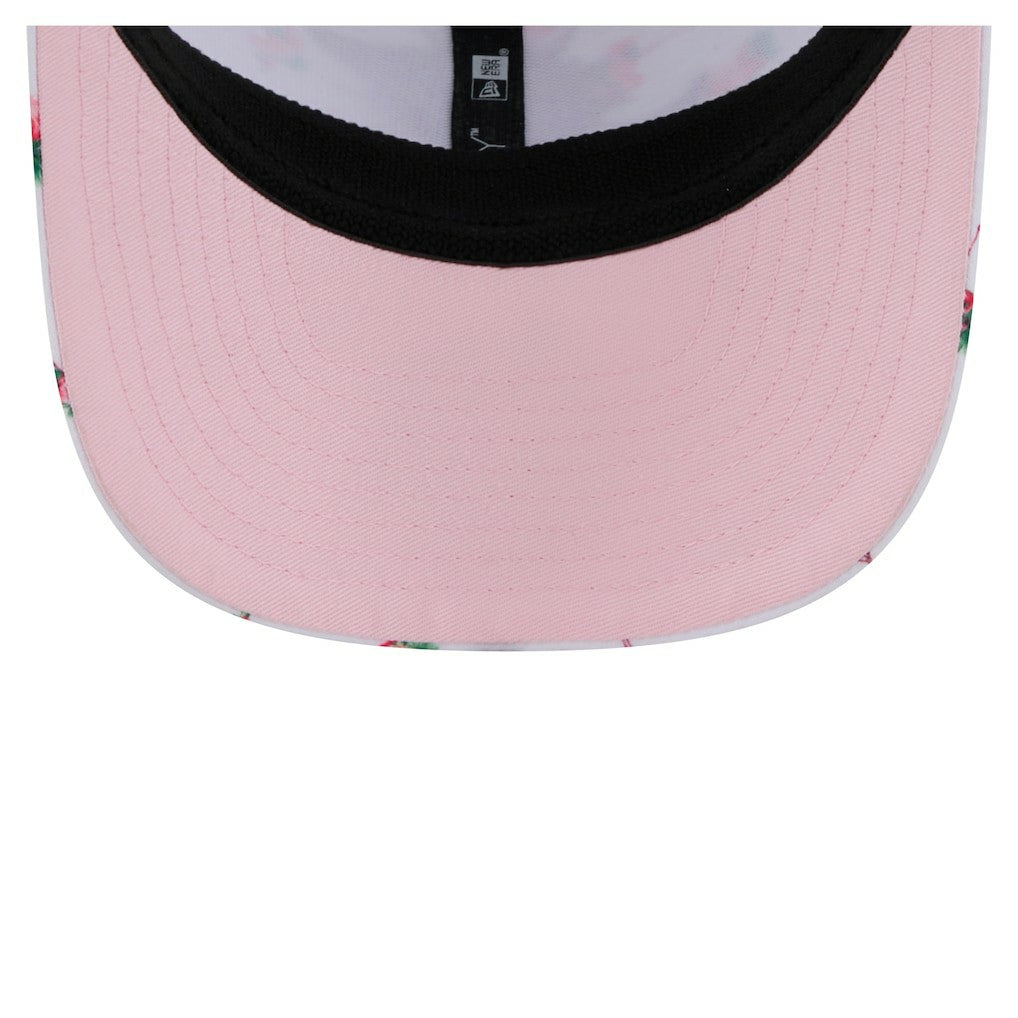 Miami Dolphins New Era Adventure Flamingo Pattern 9SEVENTY Stretch-Snap Hat White | NFL