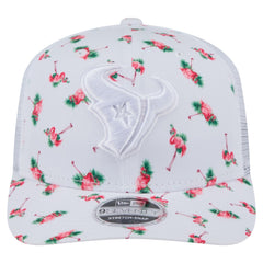 Houston Texans New Era Adventure Flamingo Pattern 9SEVENTY Stretch-Snap Hat White | NFL