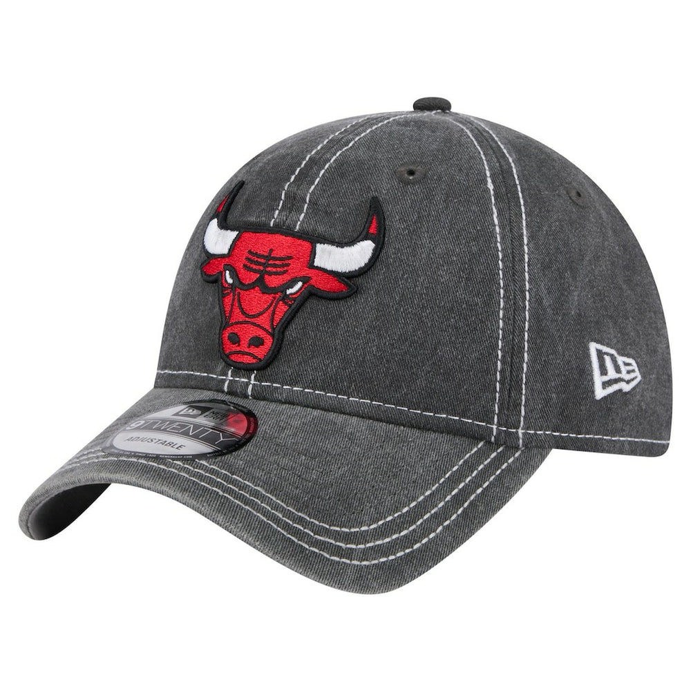 Chicago Bulls Pigment Dyed 9TWENTY Adjustable Hat Black - NBA