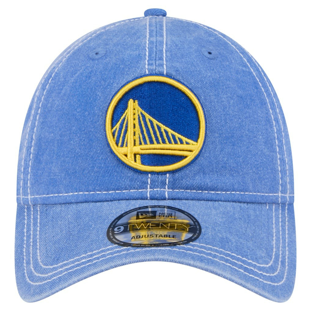 Golden State Warriors Pigment Dyed 9TWENTY Adjustable Hat Royal - NBA