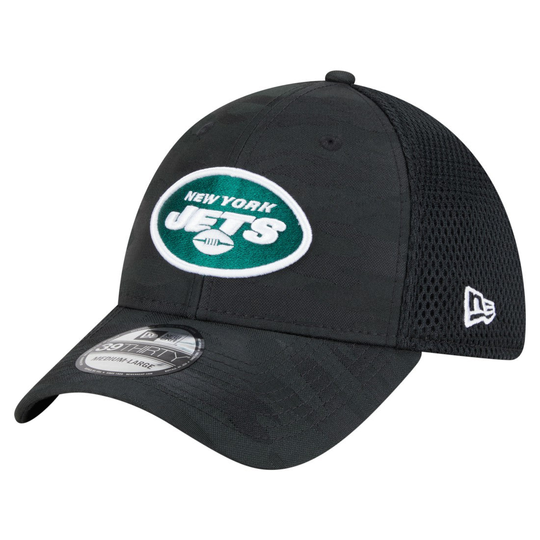 New York Jets New Era Active Camo 39THIRTY Flex Hat Black | NFL