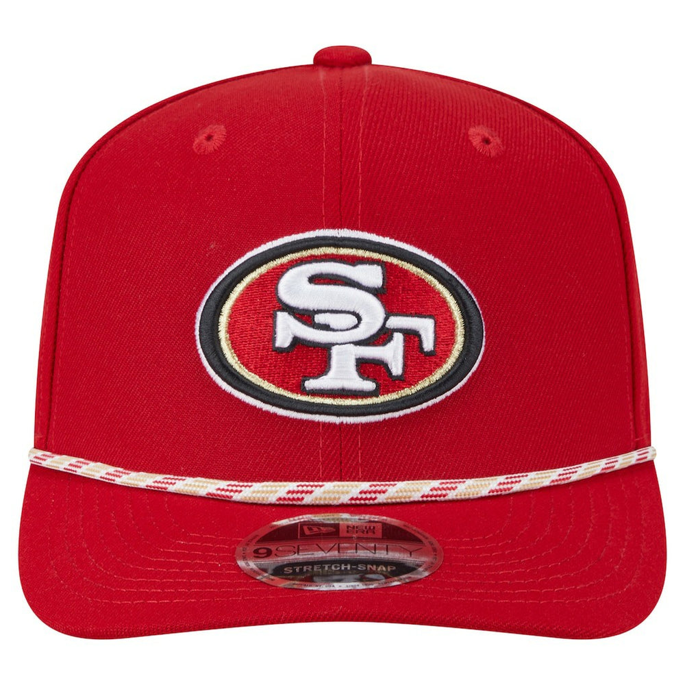 San Francisco 49ers New Era Gameday Multi Rope 9SEVENTY Stretch-Snap Hat Scarlet | NFL