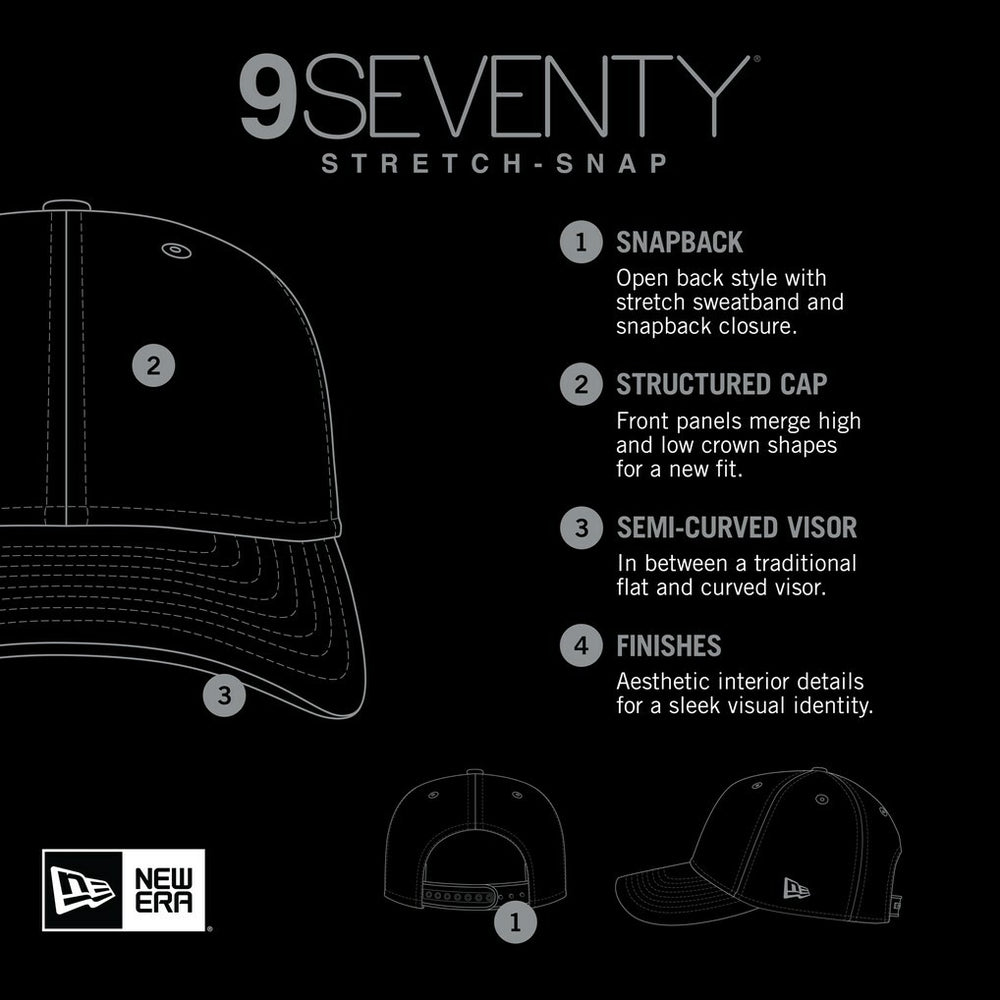 San Francisco 49ers New Era Gameday Multi Rope 9SEVENTY Stretch-Snap Hat Scarlet | NFL