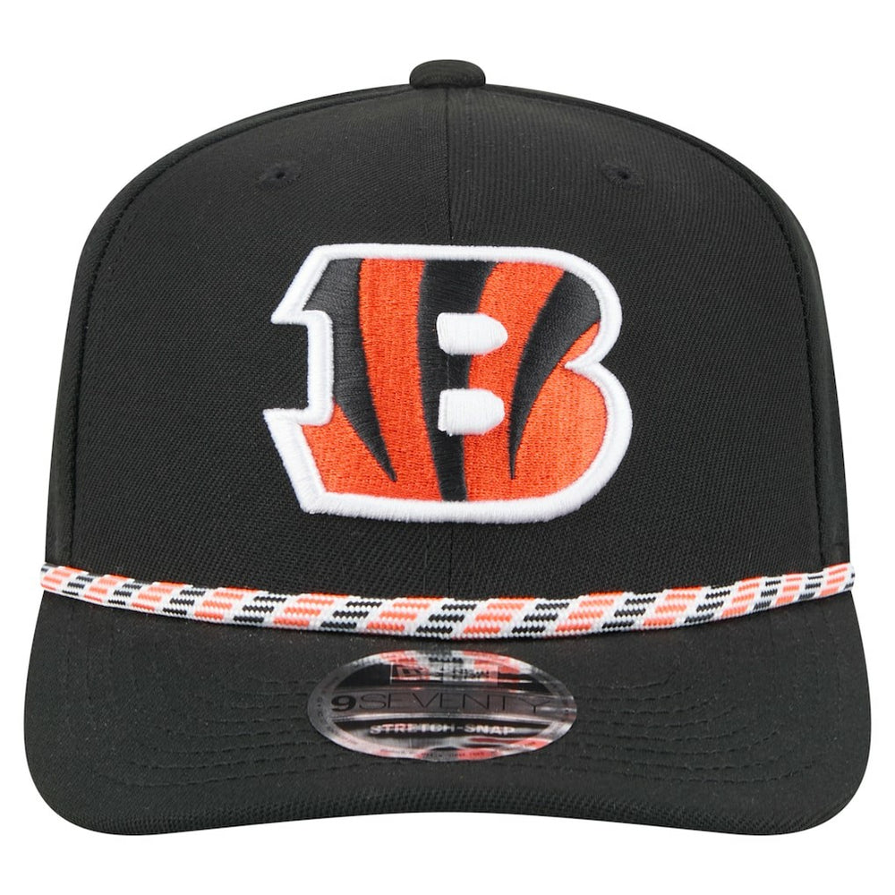 Cincinnati Bengals New Era Gameday Multi Rope 9SEVENTY Stretch-Snap Hat Black | NFL