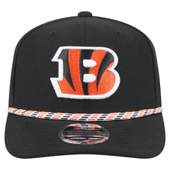 Cincinnati Bengals New Era Gameday Multi Rope 9SEVENTY Stretch-Snap Hat Black | NFL