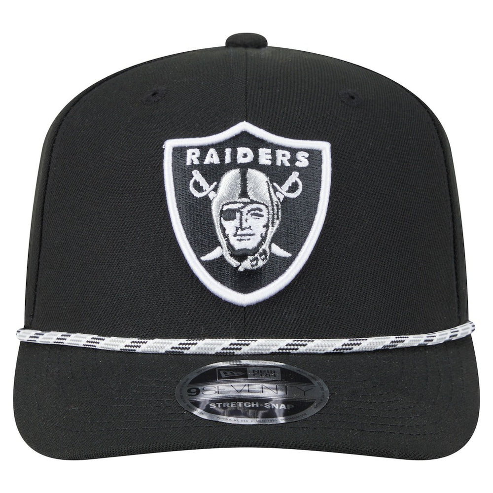 Las Vegas Raiders New Era Gameday Multi Rope 9SEVENTY Stretch-Snap Hat Black | NFL