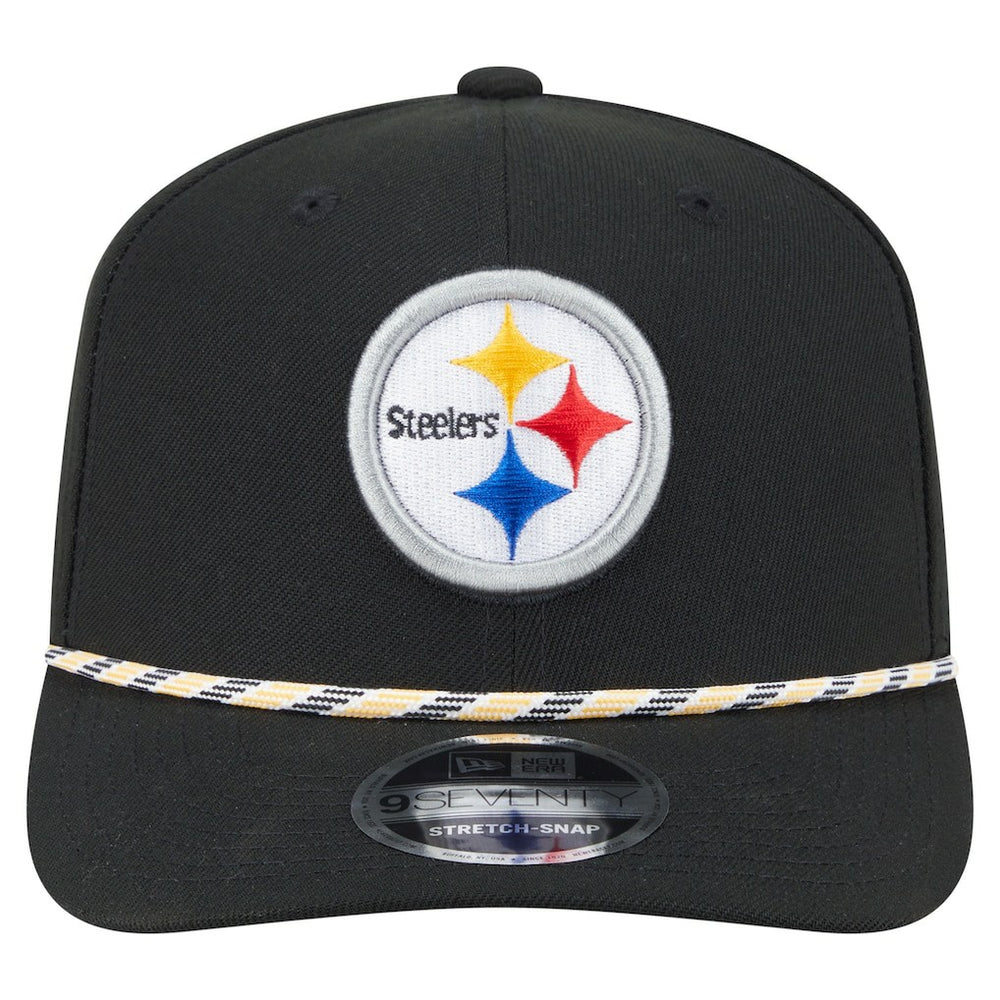 Pittsburgh Steelers New Era Gameday Multi Rope 9SEVENTY Stretch-Snap Hat Black | NFL