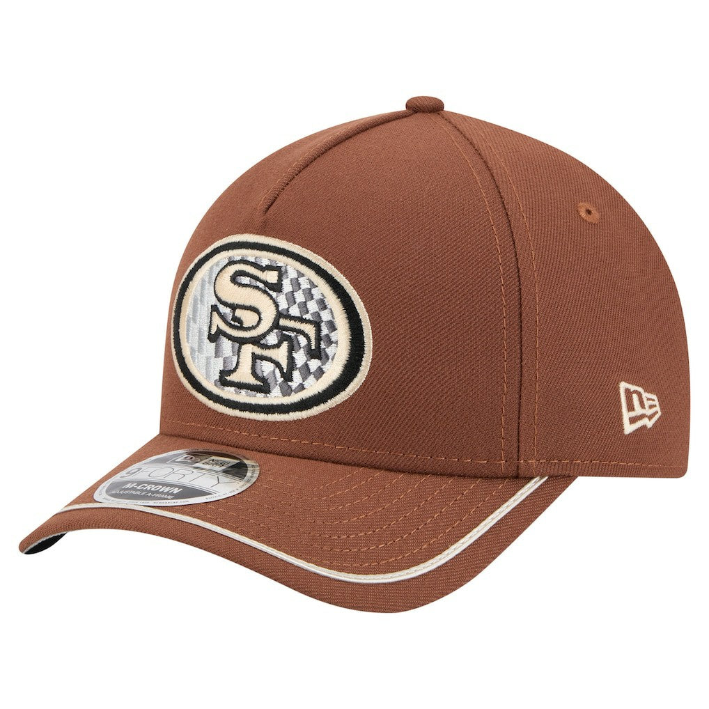 San Francisco 49ers New Era Motorsport 9FORTY Adjustable Hat Brown | NFL