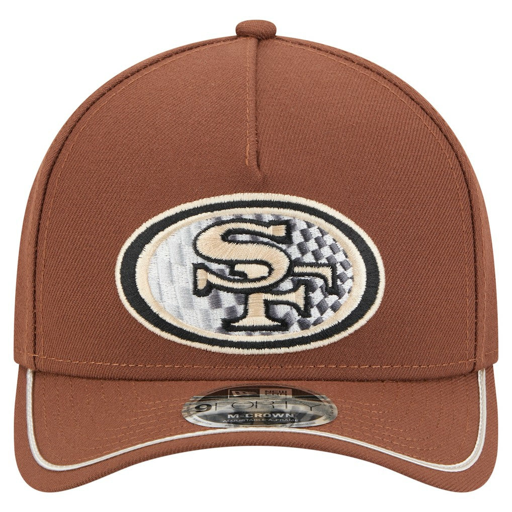 San Francisco 49ers New Era Motorsport 9FORTY Adjustable Hat Brown | NFL