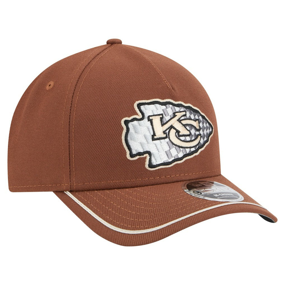 Kansas City Chiefs New Era Motorsport 9FORTY Adjustable Hat Brown | NFL