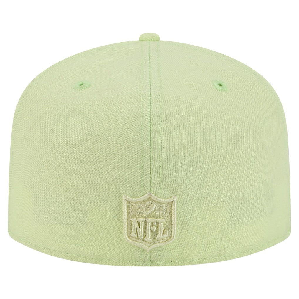 Las Vegas Raiders New Era Color Pack A-Frame 59FIFTY Fitted Hat Light Green | NFL