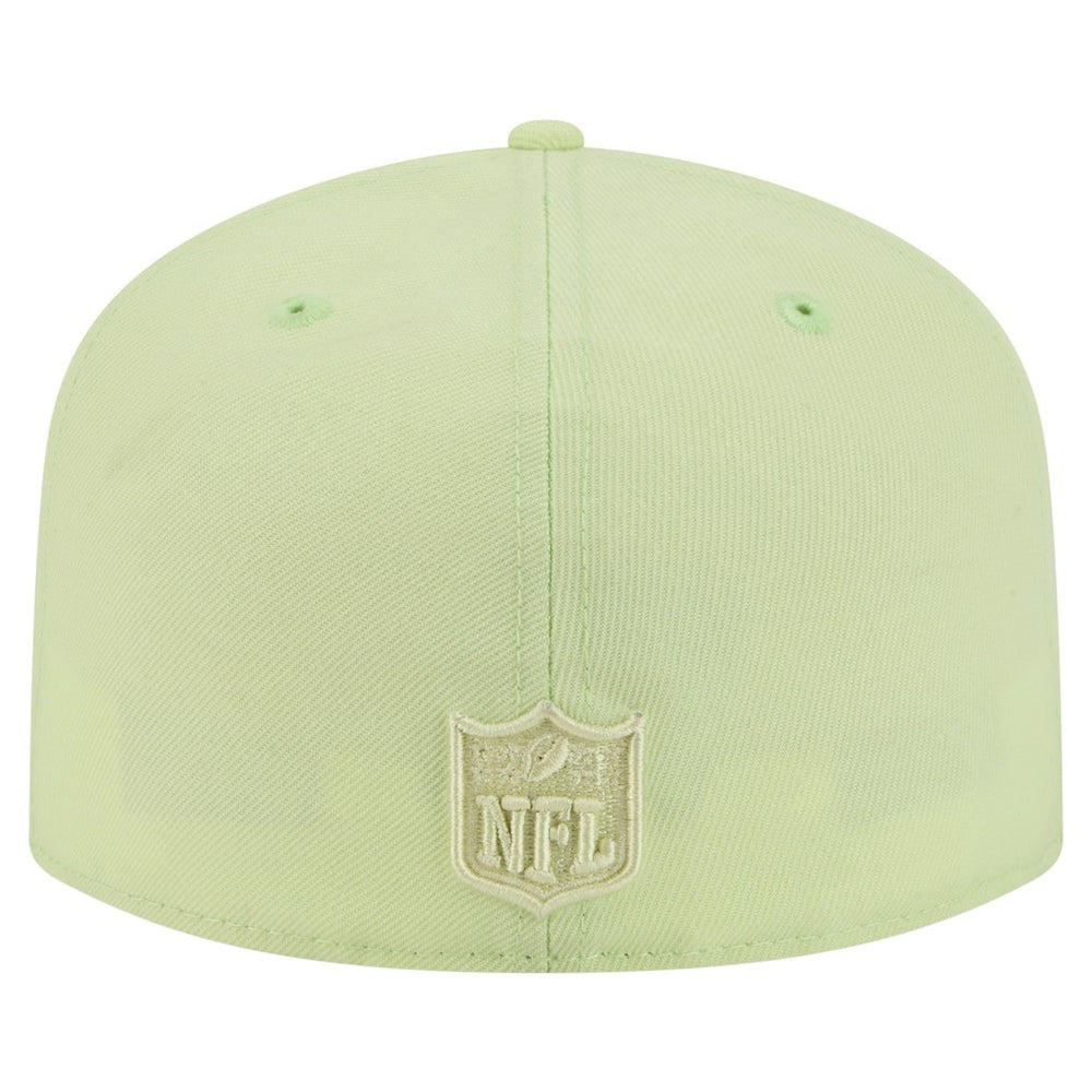 Las Vegas Raiders New Era Color Pack A-Frame 59FIFTY Fitted Hat Light Green | NFL