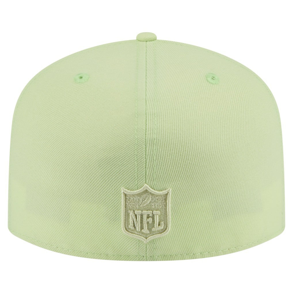 Miami Dolphins New Era Color Pack A-Frame 59FIFTY Fitted Hat Light Green | NFL